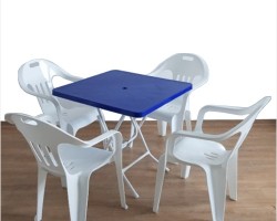 파라솔 테이블 세트